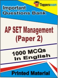 AP SET Management (Paper-2) Book in English - Objective MCQ