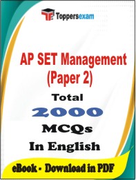 AP SET Management (Paper-2) PDF Book In English - MCQ / Objective Questions
