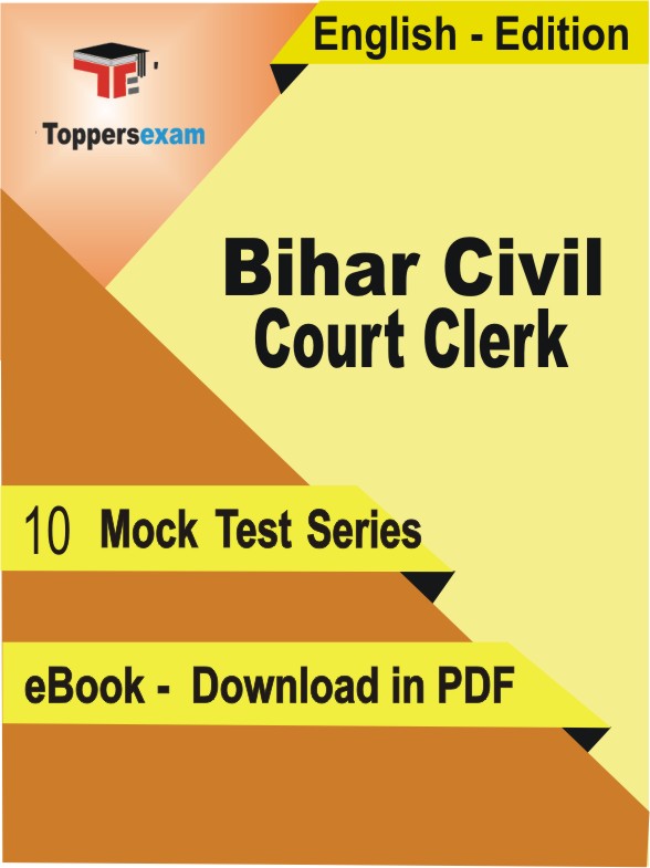 Bihar Civil Court Clerk PDF Book In English - Mock Test/Practice Set