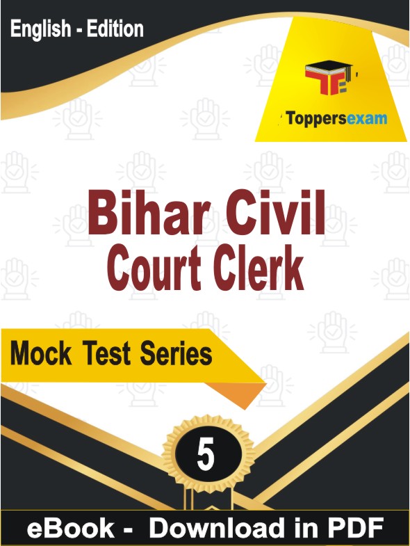 Bihar Civil Court Clerk  PDF Book In English - Practice Set