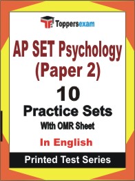 AP SET Psychology (Paper-2) Book in English - Practice Set