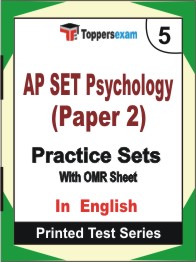 AP SET Psychology (Paper-2) Book in English - Mock Test / Practice Set