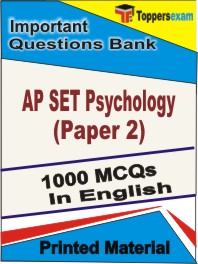 AP SET Psychology (Paper-2) Book in English - Objective MCQ