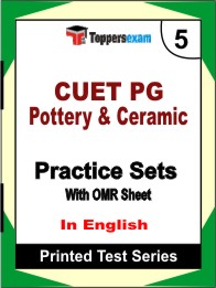 CUET PG Pottery & Ceramic Book in English - Mock Test / Practice Set