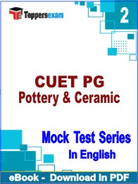 CUET PG Pottery & Ceramic Test PDF Book In English - Question Paper