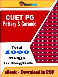 CUET PG Pottery & Ceramic PDF Book in English - MCQ / Objective Questions