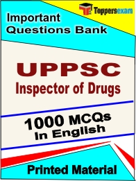 UPPSC Inspector of Drugs Book in English - Objective MCQ