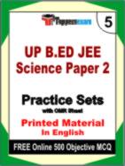UP B.ED JEE Science Paper 2 Test Book in English - Mock Test / Practice Set