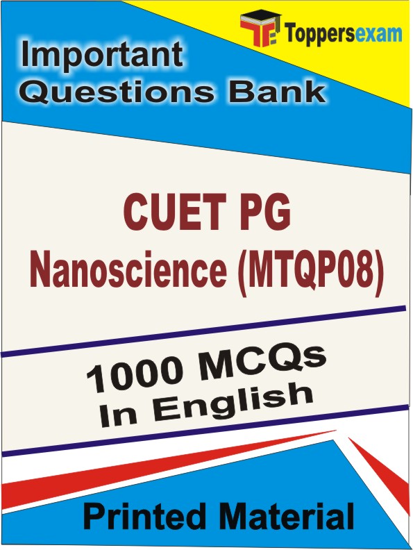 CUET PG Nanoscience (MTQP08) Book in English - Objective MCQ