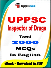 UPPSC Inspector of Drugs PDF Book In English - MCQ / Objective Questions