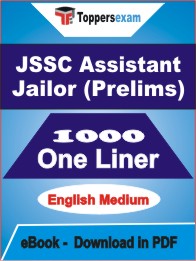 JSSC Assistant Jailor (Prelims) One Liner Book PDF in English