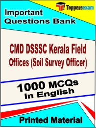 CMD DSSSC Kerala Field Offices (Soil Survey Officer) Book in English - Objective MCQ