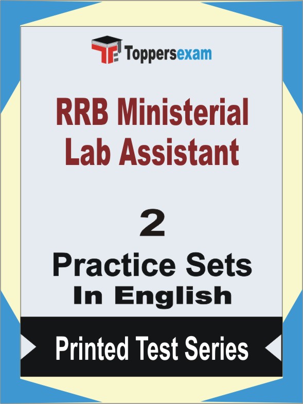 RRB Ministerial Lab Assistant Book in English - Question Paper / Practice Set