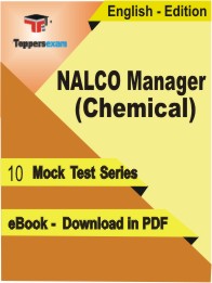 NALCO Manager (Chemical) Test PDF Book In English - Mock Test/Practice Set