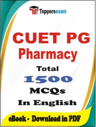 CUET PG Pharmacy PDF Book In English - MCQ / Objective Questions