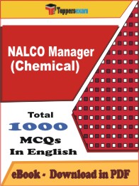 NALCO Manager (Chemical) PDF Book in English - MCQ / Objective Questions
