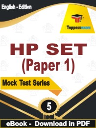 HP SET (Paper-1) Test PDF Book In English - Practice Set