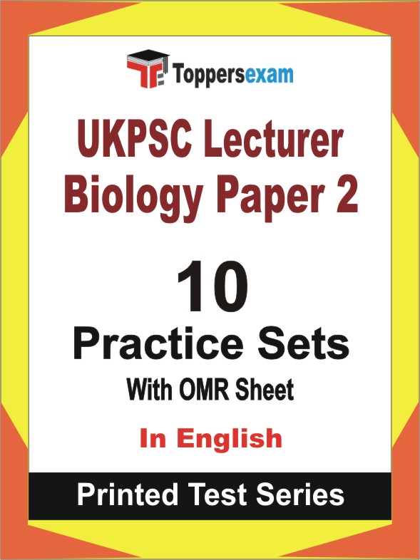 UKPSC Lecturer Biology (Paper 2) Book in English - Practice Set
