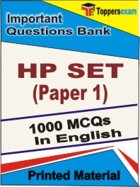 HP SET (Paper-1) Book in English - Objective MCQ