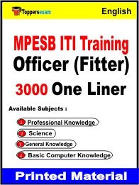 MPESB ITI Training Officer (Fitter) One Liner Book in English