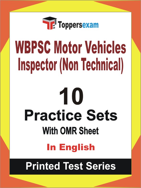 WBPSC Motor Vehicles Inspector (Non Technical) Book in English - Practice Set