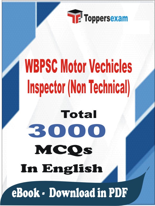 WBPSC Motor Vehicles Inspector (Non Technical) PDF Book In English - MCQ / Objective Questions