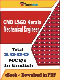 CMD LSGD Kerala Mechanical Engineer PDF Book in English - MCQ / Objective Questions