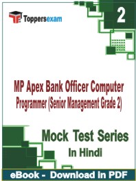 MP Apex Bank Officer Computer Programmer (Senior Management Grade 2) Test PDF Book In Hindi - Question Paper