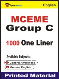 MCEME Group C One Liner Book in English