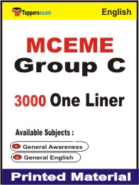 MCEME Group C One Liner Book in English