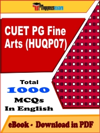 CUET PG Fine Arts (HUQP07) PDF Book In English - MCQ / Objective Questions