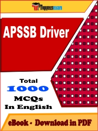 APSSB Driver PDF Book In English - MCQ / Objective Questions