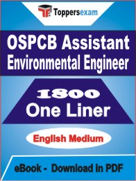 OSPCB Assistant Environmental Engineer One Liner Book PDF in English