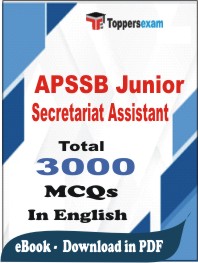 APSSB Junior Secretariat Assistant PDF Book In English - MCQ / Objective Questions