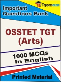 OSSTET TGT (Arts) Book in English - Objective MCQ