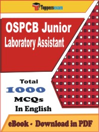 OSPCB Junior Laboratory Assistant PDF Book In English - MCQ / Objective Questions