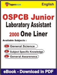 OSPCB Junior Laboratory Assistant One Liner Book PDF in English