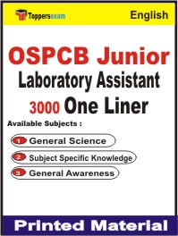 OSPCB Junior Laboratory Assistant One Liner Book in English