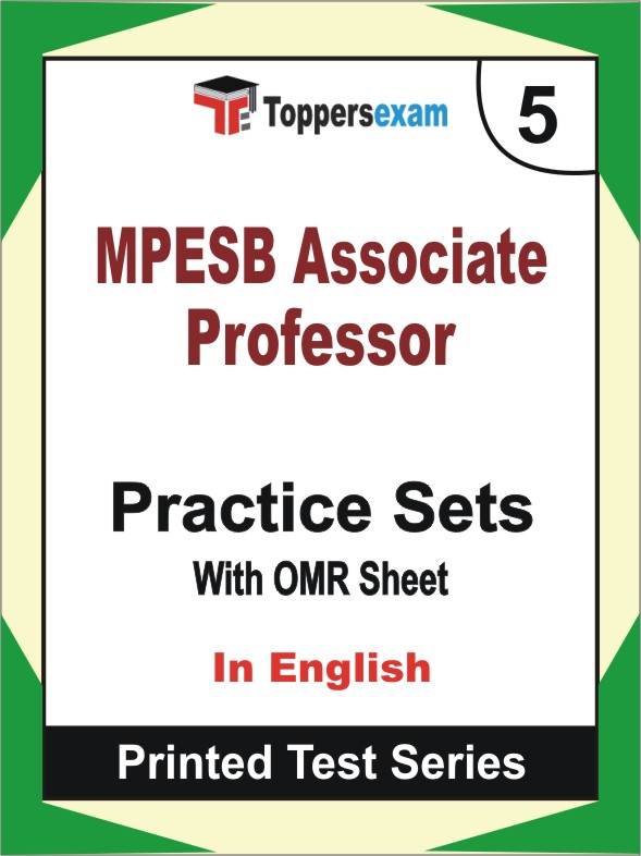 MPESB Associate Professor Book in English - Mock Test / Practice Set