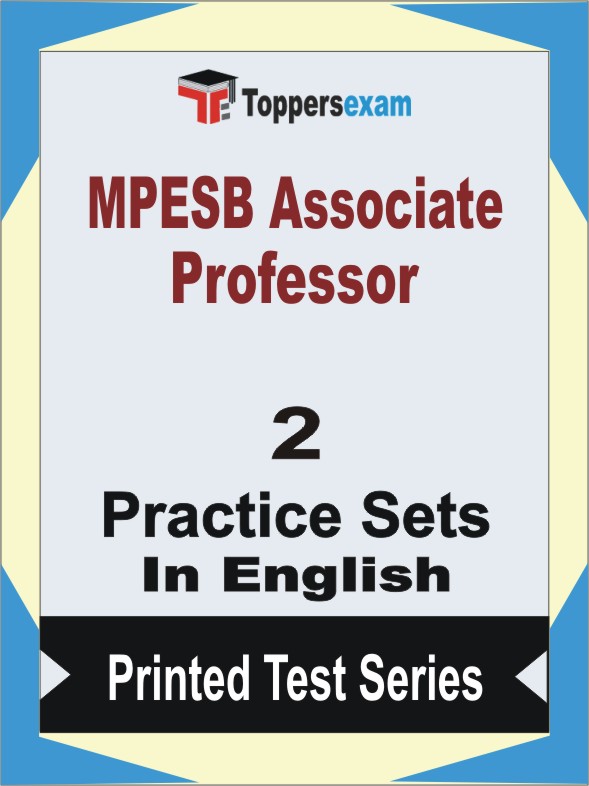 MPESB Associate Professor Book in English - Question Paper / Practice Set
