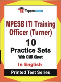 MPESB ITI Training Officer (Turner) Book in English - Practice Set
