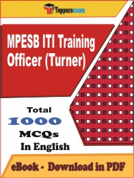 MPESB ITI Training Officer (Turner) PDF Book In English - MCQ / Objective Questions