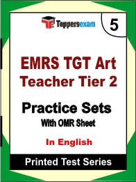 EMRS TGT Art Teacher Tier 2  Book in English - Mock Test / Practice Set