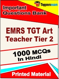 EMRS TGT Art Teacher Tier 2  Book in Hindi - Objective MCQ