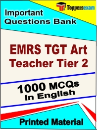 EMRS TGT Art Teacher Tier 2  Book in English - Objective MCQ