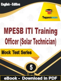 MPESB ITI Training Officer (Solar Technician) Test PDF Book In English - Practice Set