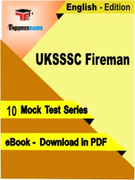 UKSSSC Fireman Test PDF Book in English - Mock Test/Practice Set