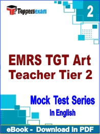 EMRS TGT Art Teacher Tier 2 PDF Book In English - Question Paper