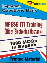 MPESB ITI Training Officer (Electronics Mechanic) Book in English - Objective MCQ