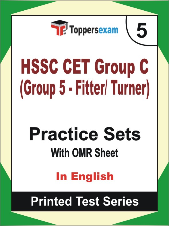 HSSC CET Group C (Group 5 - Fitter/ Turner) Book in English - Mock Test / Practice Set